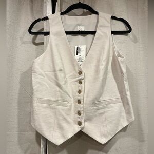 A New Day Cream Button-Down Blouse